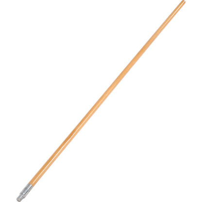 METAL TIPPED BROOM HANDLE- WOOD